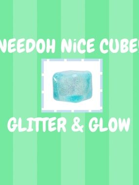 ✨NEEDOH✨Glitter & Glow Blue NEEDOH Nice Cube